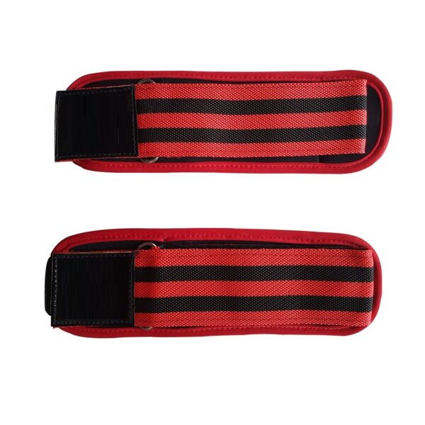 JetFire Washable Elasticized Polyester Wrist Support for Extreme Wrist Stability in all sports activities. Free Size (Black & Red)