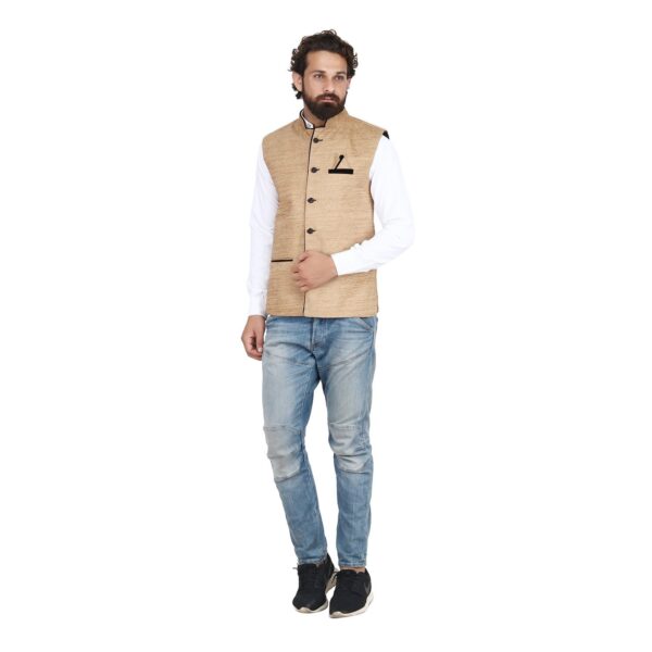 JetFire Solid Skin Men's Velvet Waistcoat