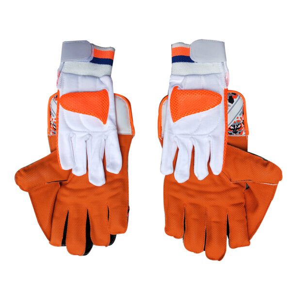 IBEX Arrow Wicket Keeping Gloves With Inner Gloves (Orange) - Image 2