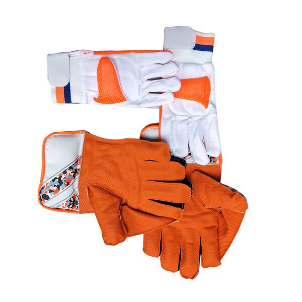 IBEX Arrow Wicket Keeping Gloves With Inner Gloves (Orange) - Image 4