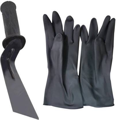 JetFire Garden Khurpi & Multipurpose Gloves (1 Pair) Garden Tool Kit  (2 Tools)
