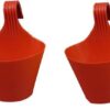 JetFire Hanging pot Plant Container Set  (Pack of 5, Plastic) - Image 3