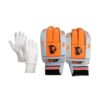 JetFire Match Batting Gloves Combo With Best Inner Gloves(Orange, Men) - Image 4