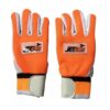 JetFire Basic Practice Wicket Keeping Gloves Combo with Inner Gloves (Orange) - Image 4