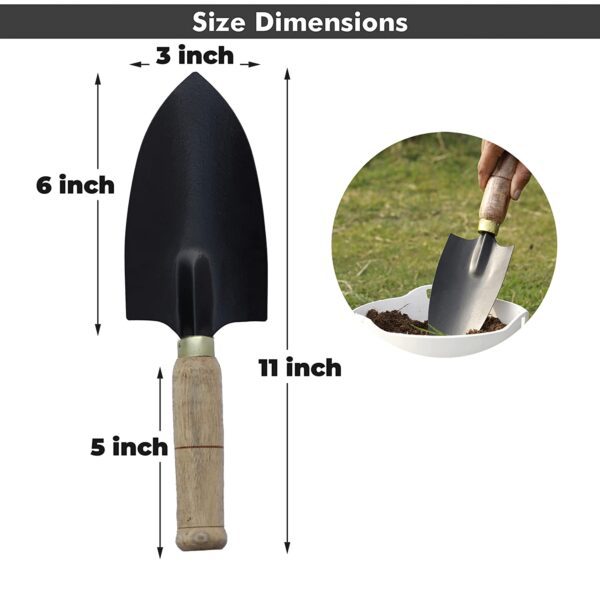 Garden Hand Trowel Big with Wooden Handle