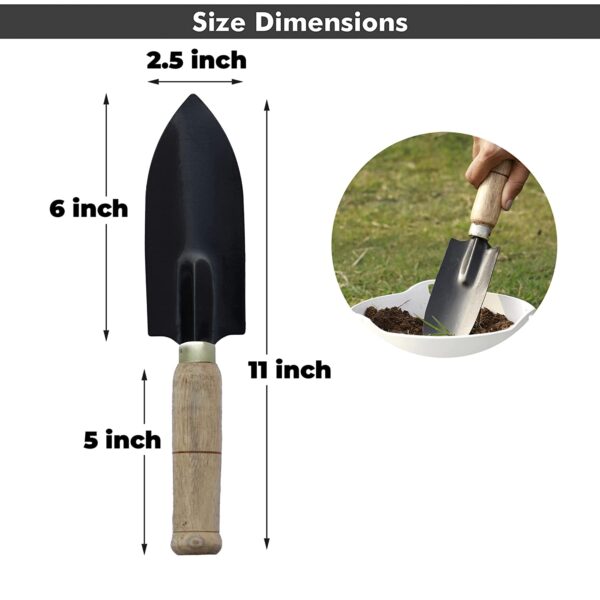 Garden Hand Trowel Small with Wooden Handle