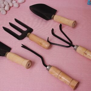 Wooden Handle Trowel Set of 5