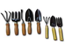 Wooden Handle Trowel Set