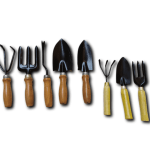 Wooden Handle Trowel Set