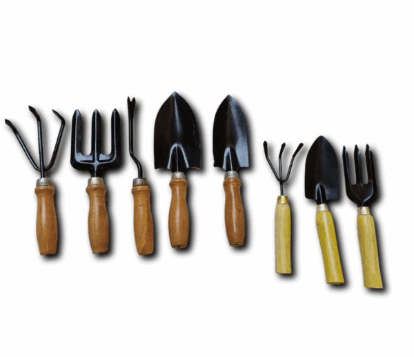 Wooden Handle Trowel Set