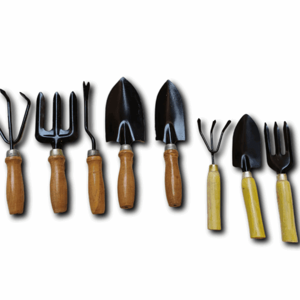 Wooden Handle Trowel Set